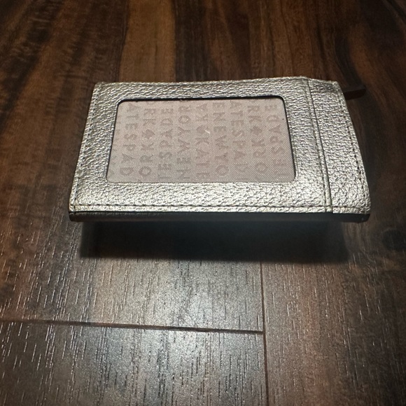 EUC Kate Spade Metallic Pink Keychain Wallet - Picture 2 of 7